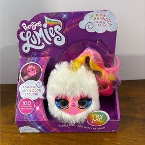 Pomsies Lumies Rainbow Charged Interactive Pet … see Video
